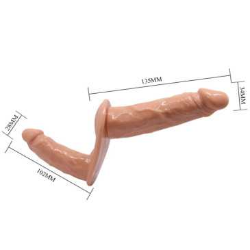 Tupladildo Valjailla Ultra Passionate - Baile | BAILE HARNESS COLLECTION | Strap-on